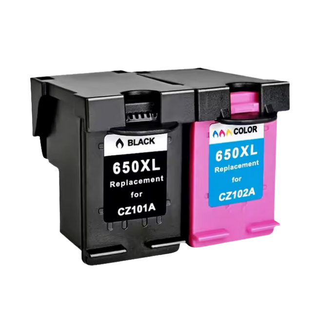 Zestaw tuszy INQ 650 Black i Color do drukarek HP DeskJet 2545 /2645 /3540 - zamienniki